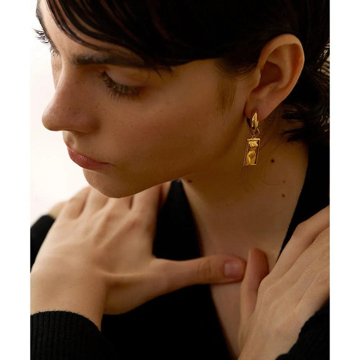 Amarionna Gold Plated Earrings - Stellise