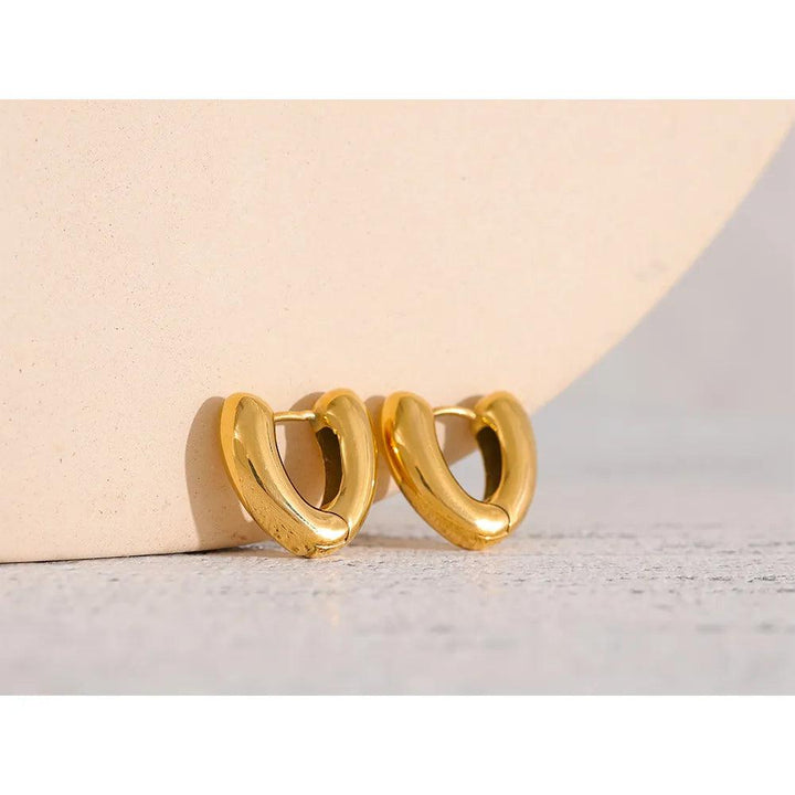 Zeyrine Gold Plated Earrings - Stellise