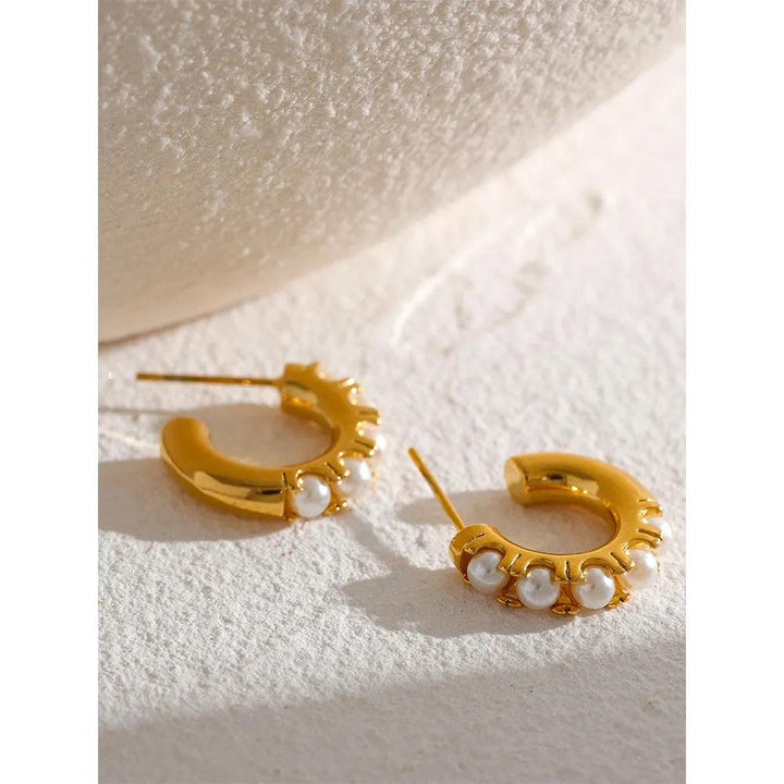 Caelinna Gold Plated Earrings - Stellise