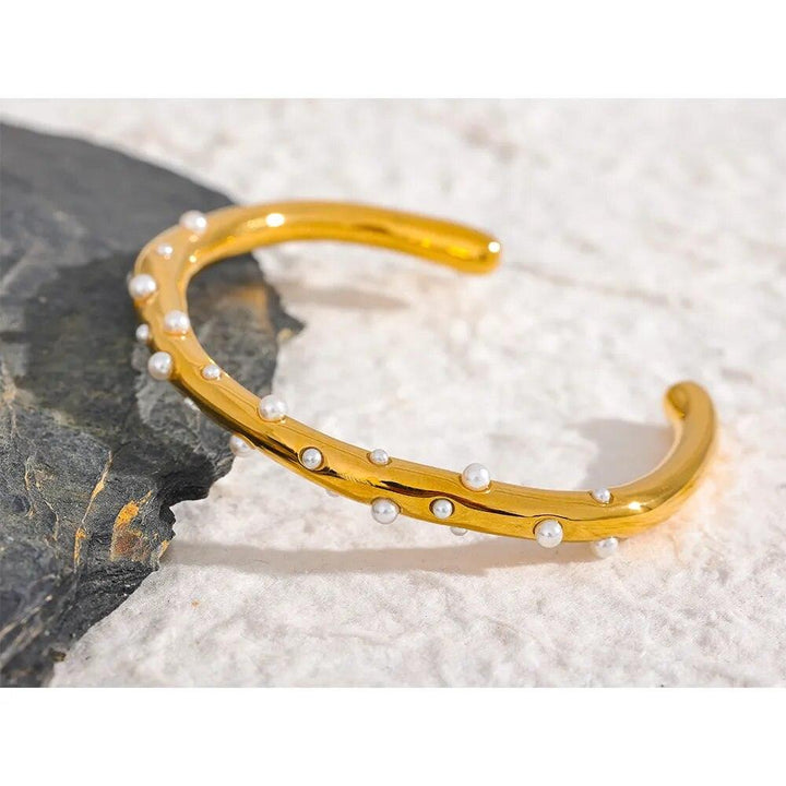 Zenitha Gold Plated Bracelet - Stellise