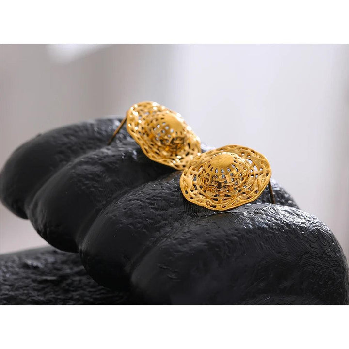 Auroriette Gold Plated Earrings - Stellise