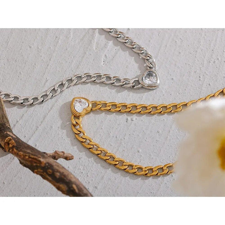 Amarantha Gold Plated Necklace - Stellise