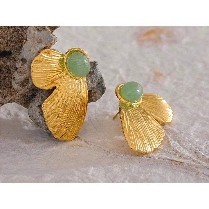 Evelara Gold Plated Earrings - Stellise