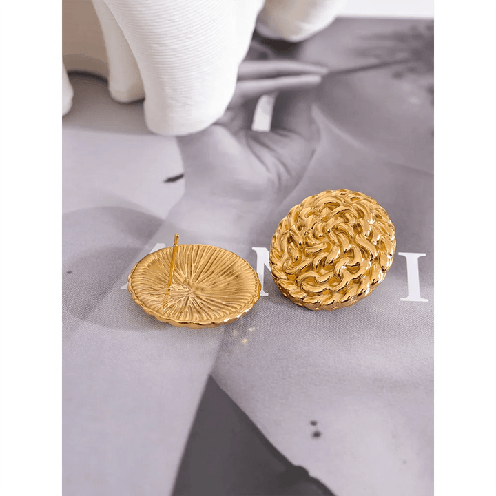 Aurielle Gold Plated Earrings - Stellise