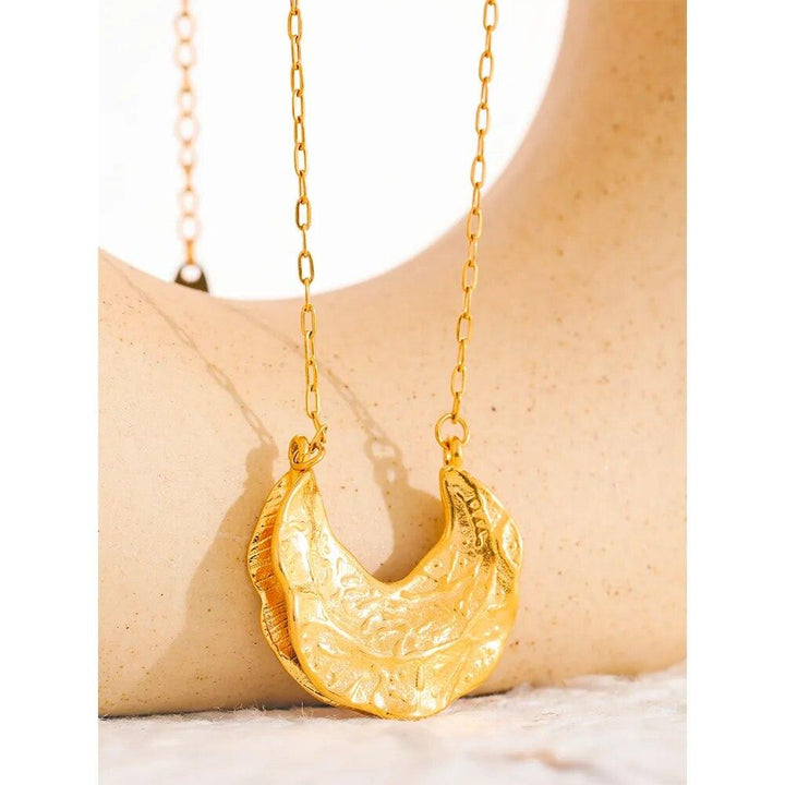 Cressentia Gold Plated Necklace - Stellise