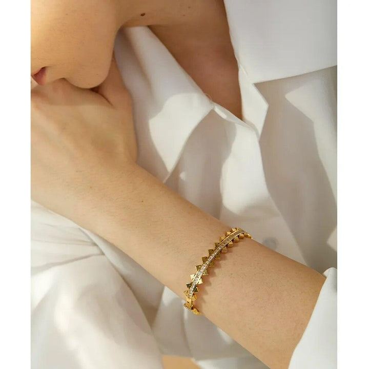 Arianthia Gold Plated Bracelet - Stellise