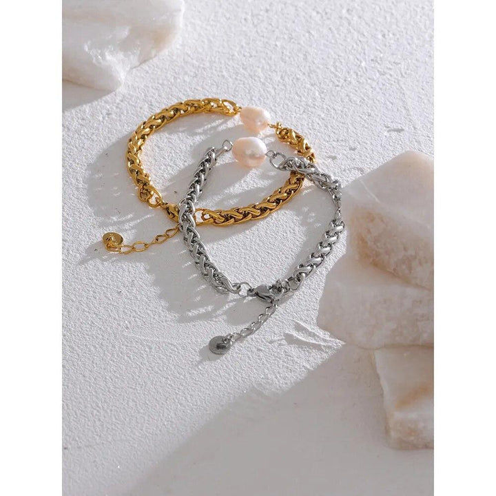 Azurina Gold Plated Bracelet - Stellise