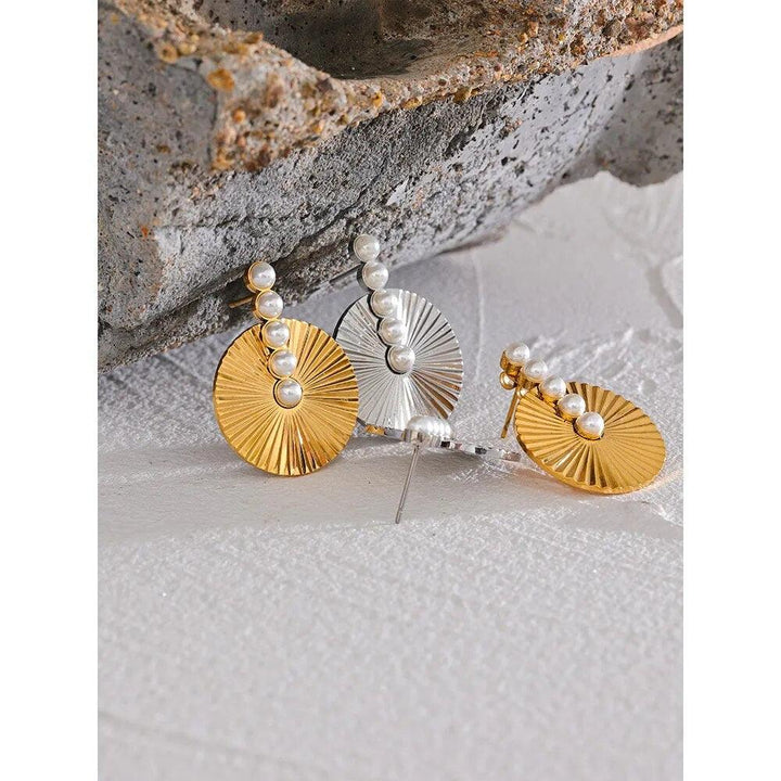 Elysarra Gold Plated Earrings - Stellise