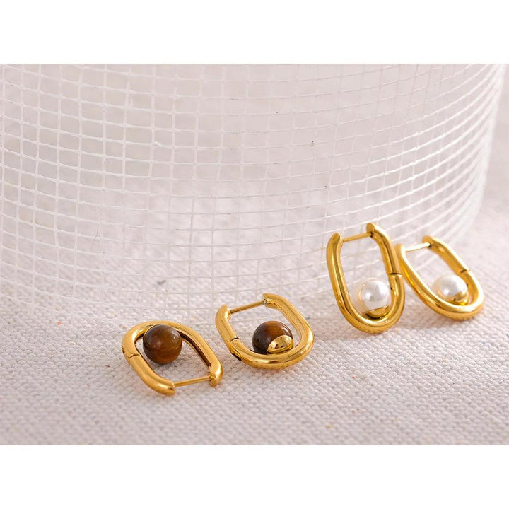 Arianthia Gold Plated Earrings - Stellise