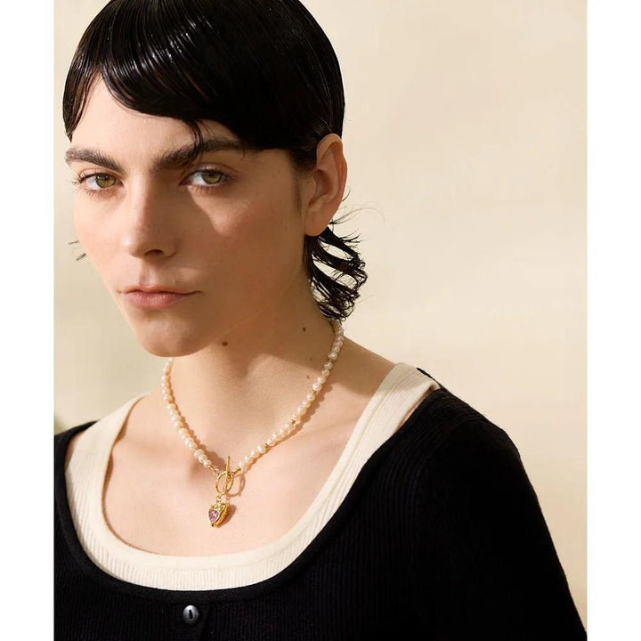 Esme Gold Plated Necklace - Stellise