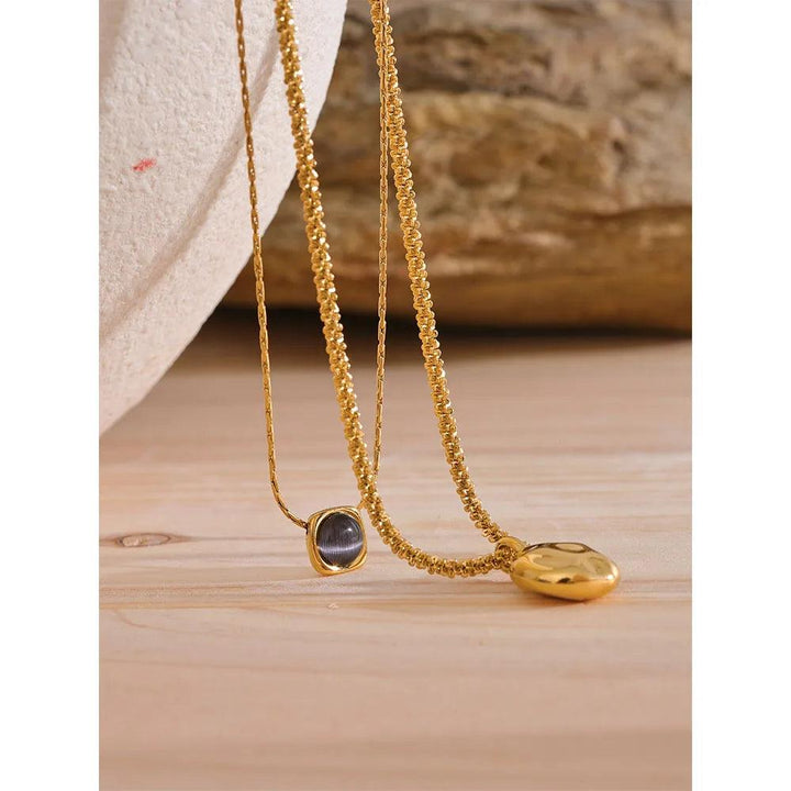 Jessamine Gold Plated Necklace - Stellise