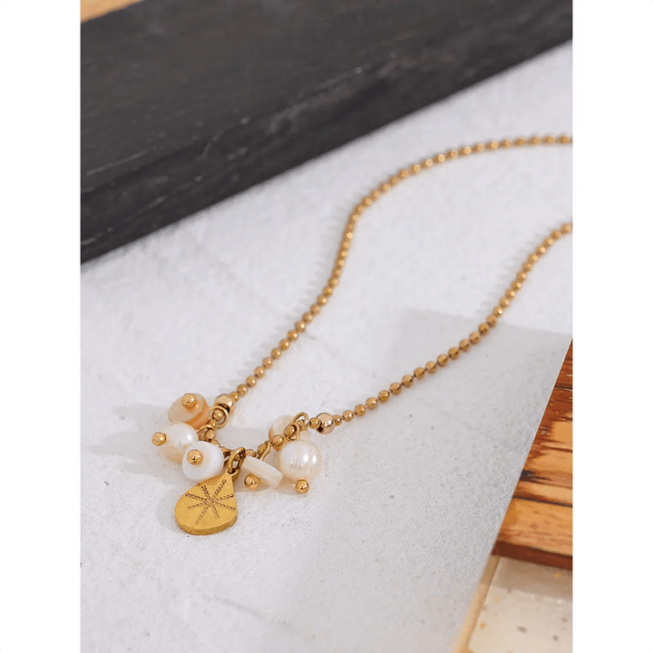 Meliora Gold Plated Necklace - Stellise