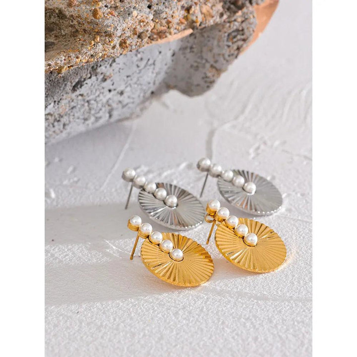 Elysarra Gold Plated Earrings - Stellise