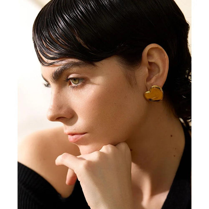 Amarinda Gold Plated Earrings - Stellise