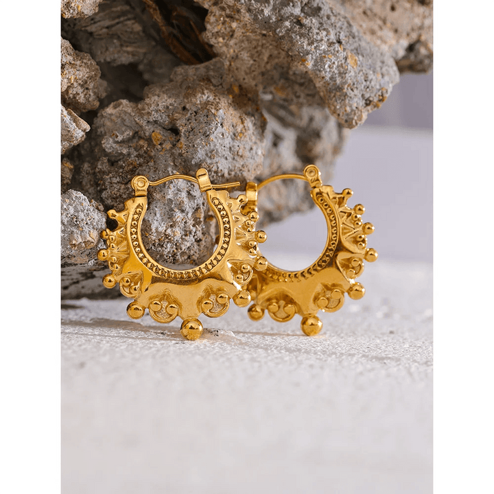 Serandara Gold Plated Earrings - Stellise