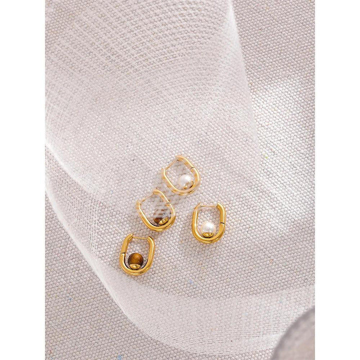 Arianthia Gold Plated Earrings - Stellise