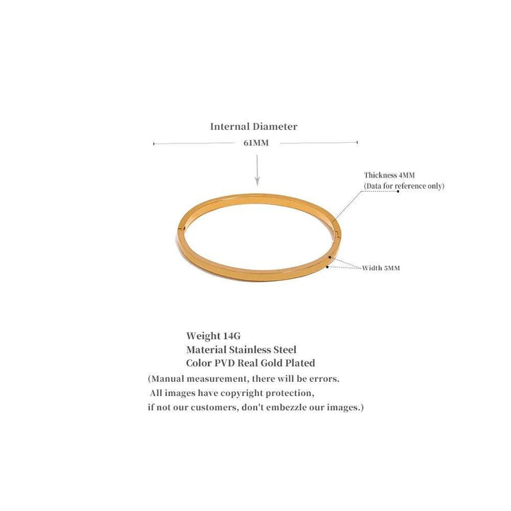 Isoleth Gold Plated Bracelet - Stellise