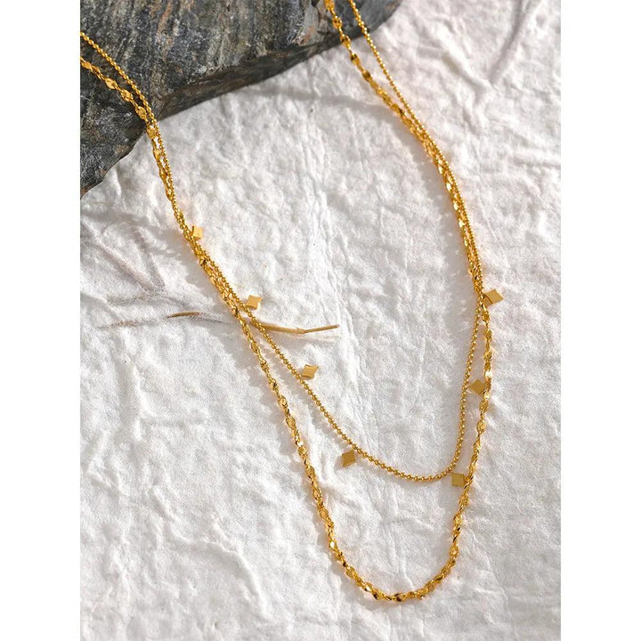 Eloweth Gold Plated Necklace - Stellise