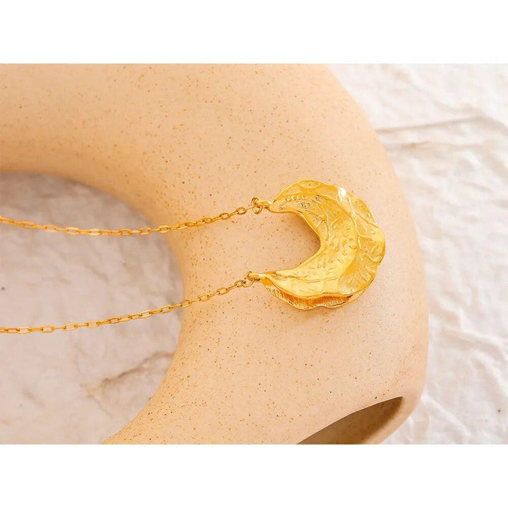 Cressentia Gold Plated Necklace - Stellise