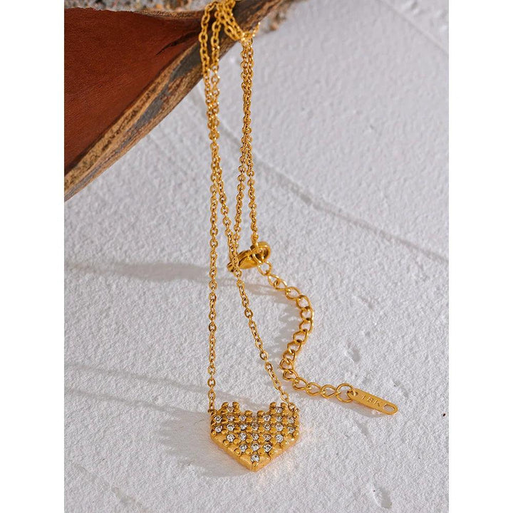 Gina Gold Plated Necklace - Stellise