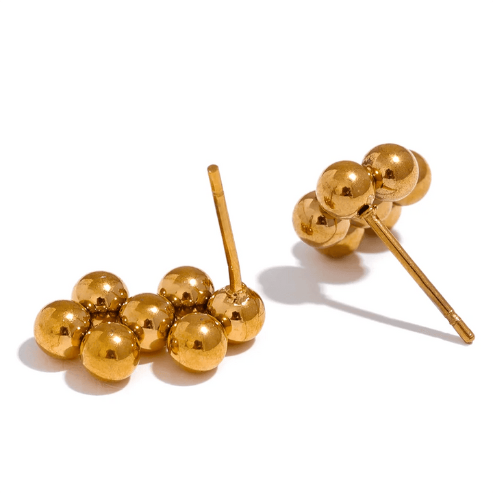 Landria Gold Plated Earrings - Stellise