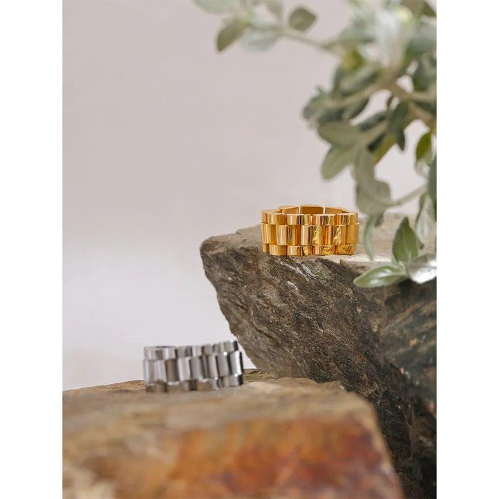 Lysarose Gold Plated Ring - Stellise