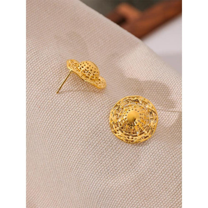 Auroriette Gold Plated Earrings - Stellise