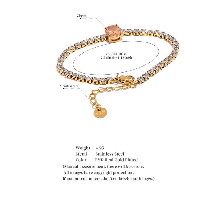 Elaraia Gold Plated Bracelet - Stellise