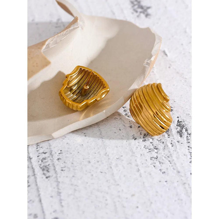 Ondina Gold Plated earrings - Stellise