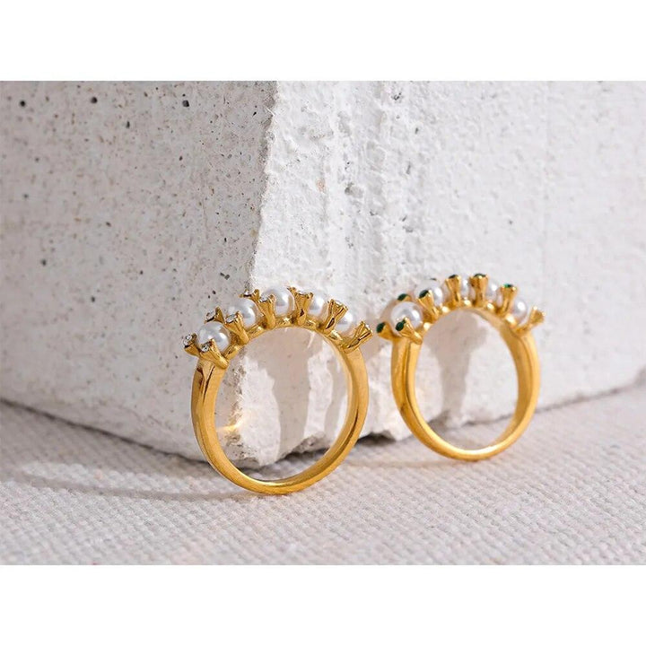 Caelitha Gold Plated Ring - Stellise