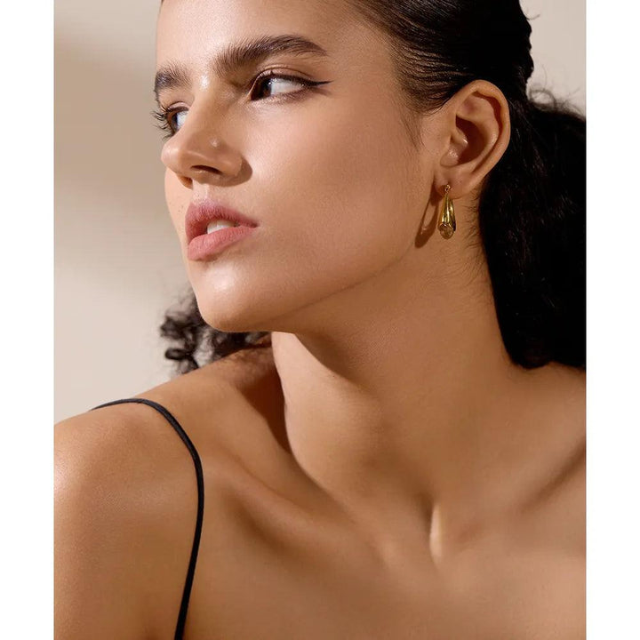 Zephyrelle Gold Plated Earrings - Stellise