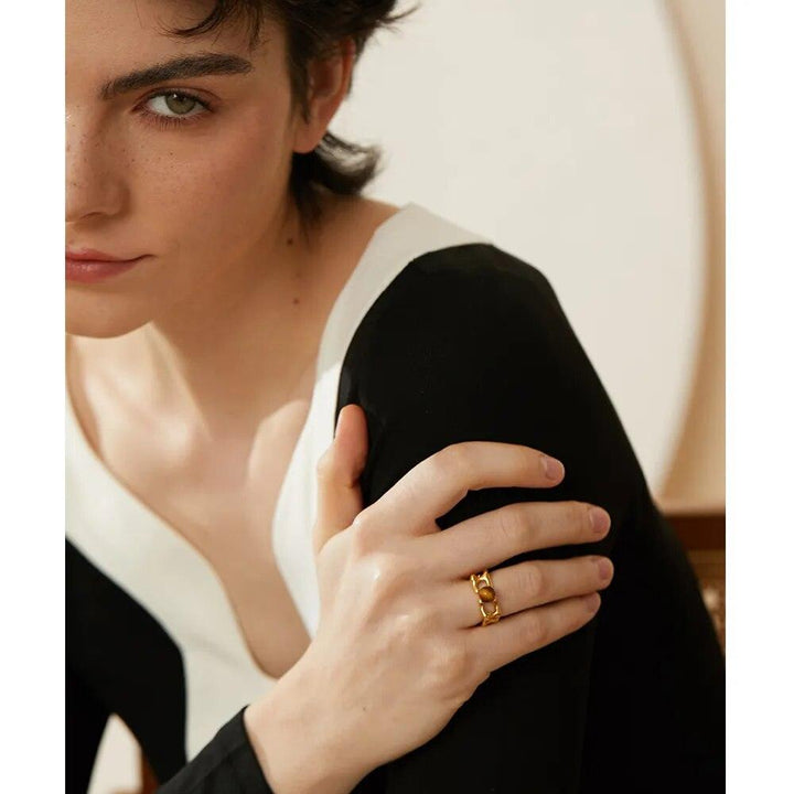 Isolara Gold Plated Ring - Stellise