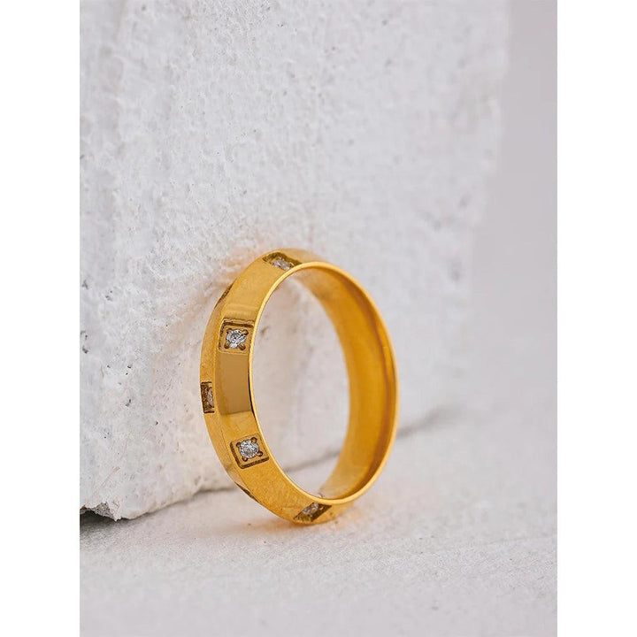 Lilian Gold Plated Ring - Stellise