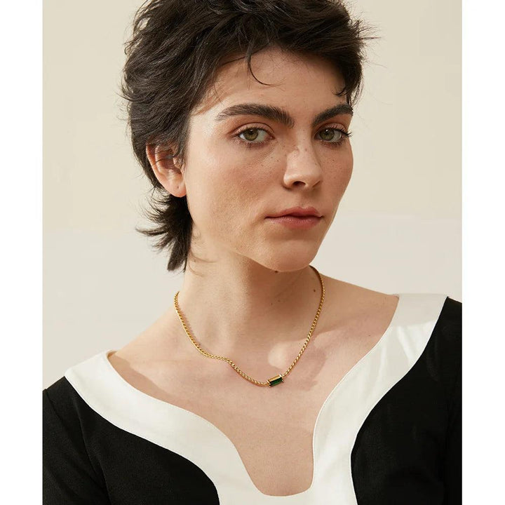 Gwendolyn Gold Plated Necklace - Stellise