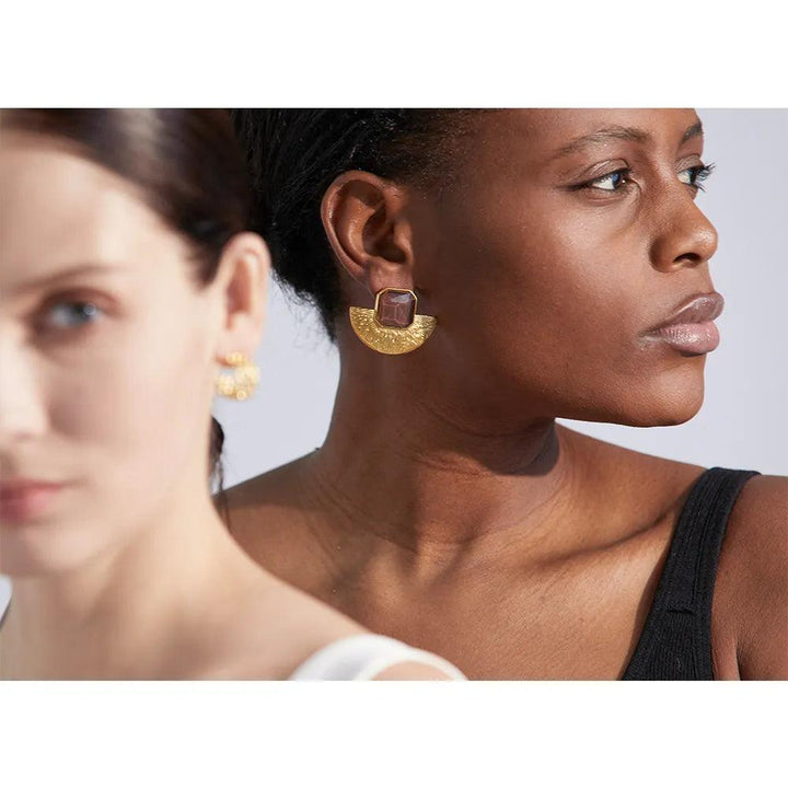 Marinda Gold Plated Earrings - Stellise