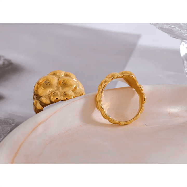 Anillin Gold Plated Ring - Stellise