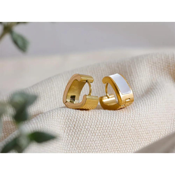 Azurina Gold Plated Earrings - Stellise