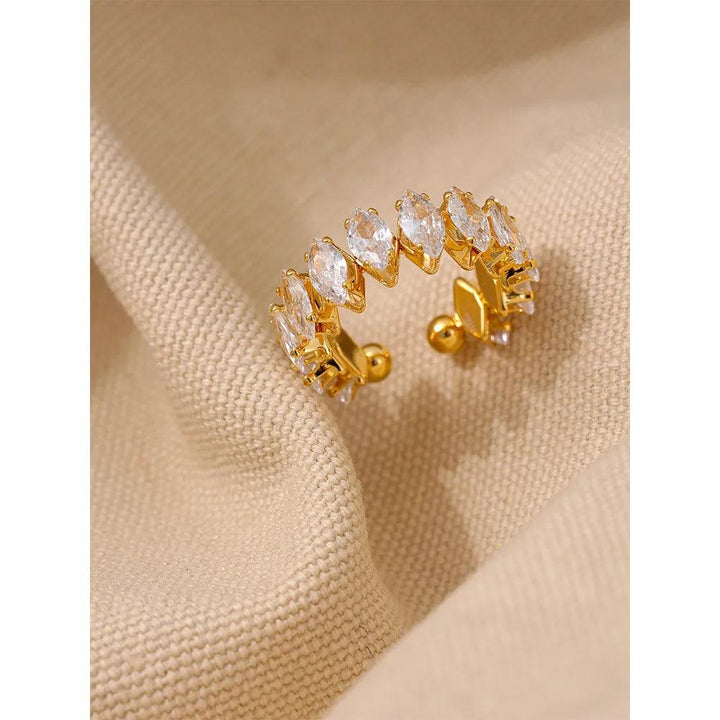 Selara Gold Plated Ring - Stellise