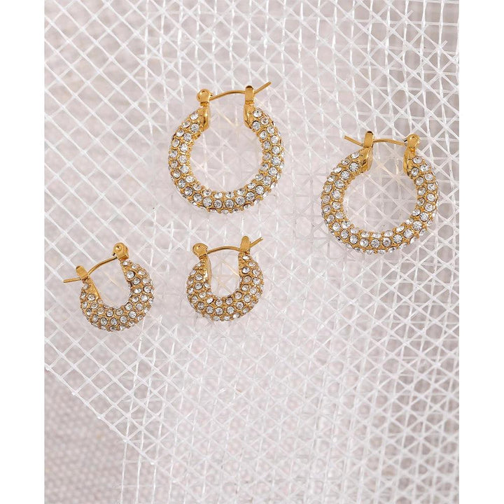 Calistaia Gold Plated Earrings - Stellise