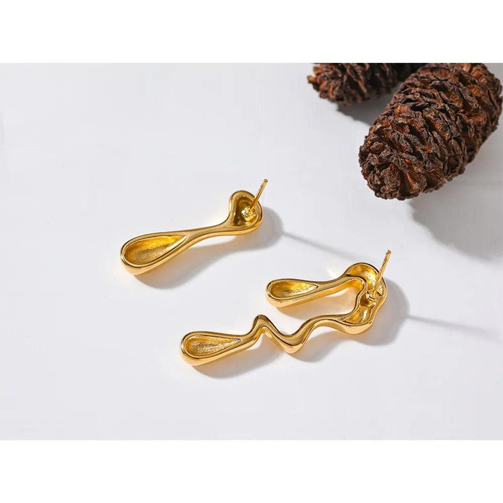 Calliphea Gold Plated Earrings - Stellise