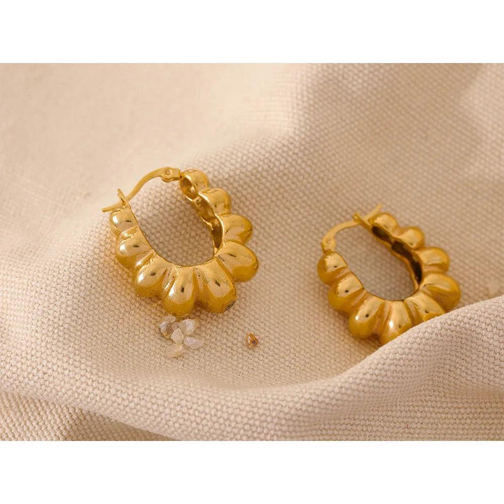 Eulalia Gold Plated Earrings - Stellise