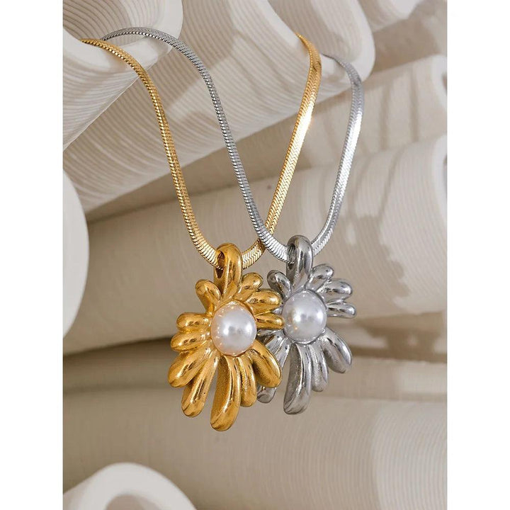 Lamia Gold Plated Necklace - Stellise