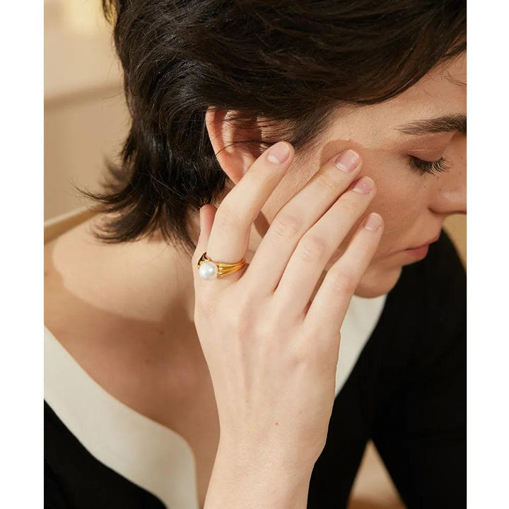 Isolenna Gold Plated Ring - Stellise