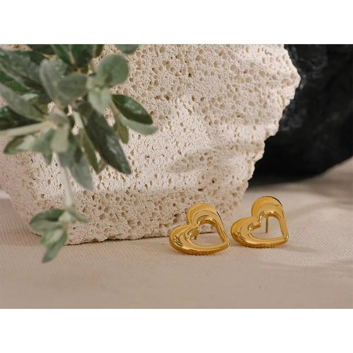 Evelara Gold Plated Earrings - Stellise