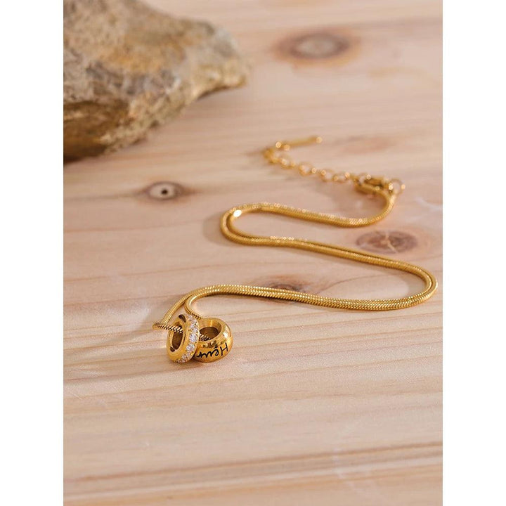 Julia Gold Plated Necklace - Stellise