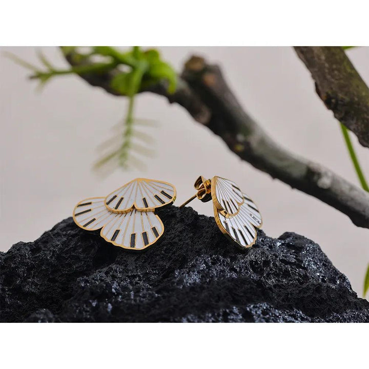 Caelinna Gold Plated Earrings - Stellise