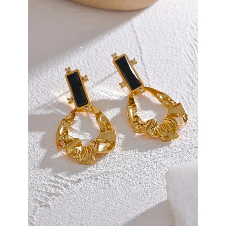 Serenova Gold Plated Earrings - Stellise