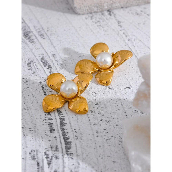 Sylvera Gold Plated Earrings - Stellise