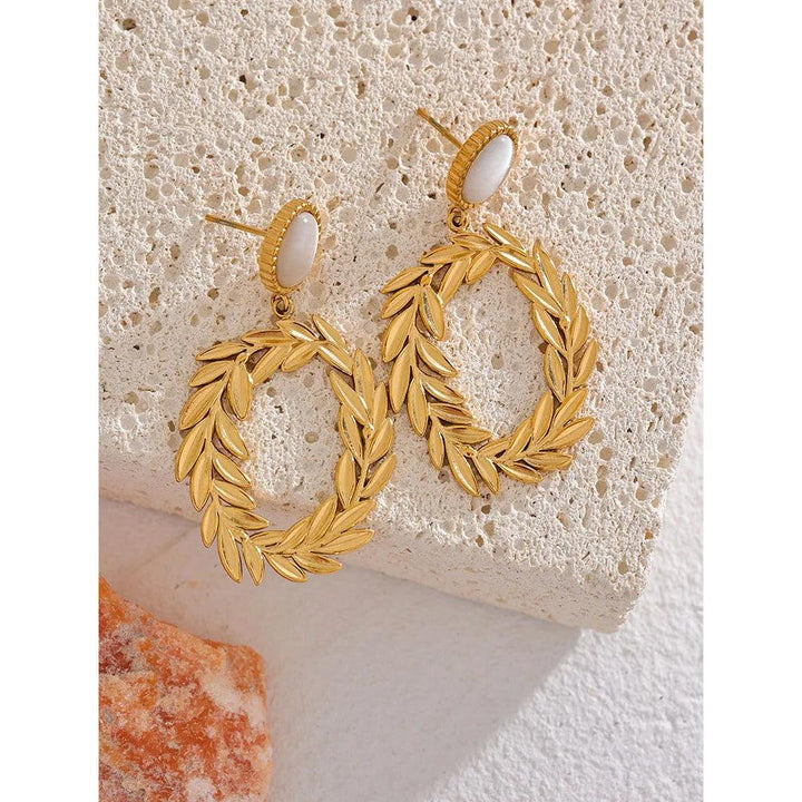 Serindra Gold Plated Earrings - Stellise