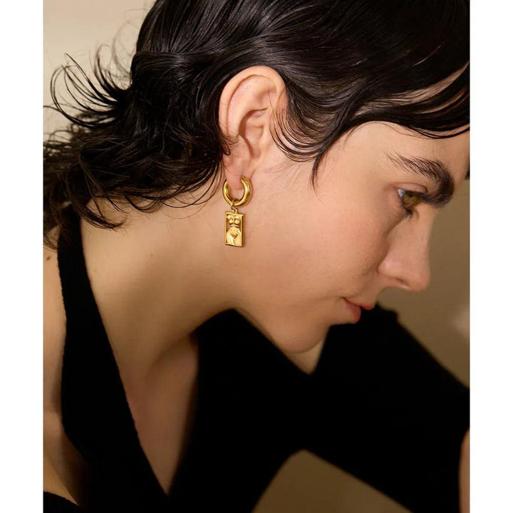 Amarionna Gold Plated Earrings - Stellise